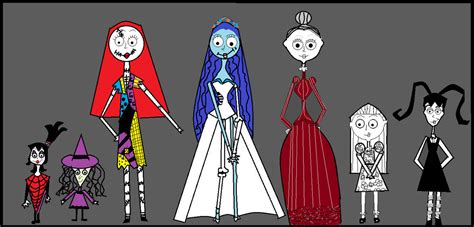 My Favorite Tim Burton Girls By Smurfette123 On Deviantart
