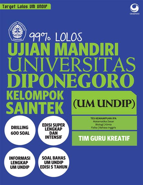 Jual Buku Lolos Um Undip Ujian Mandiri Universitas Diponegoro