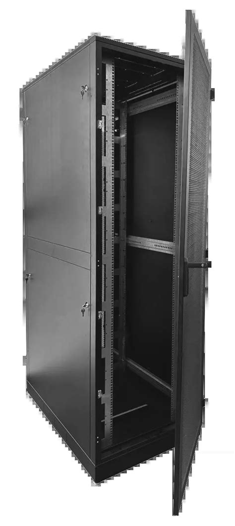 Шкаф серверный напольный 48U (600 × 1000) дверь перфорированная 2 шт ...