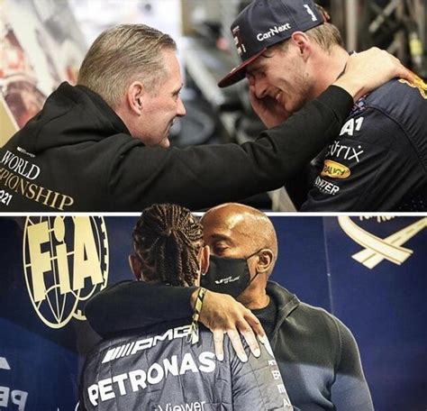 Altro Che Avversari I Pap Di Hamilton E Verstappen Si Sono Scambiati