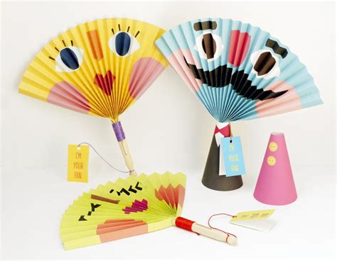 Summer Paper Fans Mr Printables Summer Crafts For Kids Diy Summer