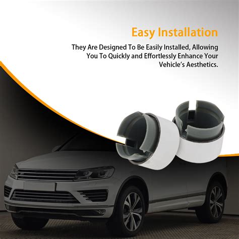 20Pcs Chrome Wheel Lug Bolt Nut Cover Caps for Touareg VW 2004-2015 ...