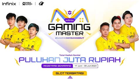 Infinix Gaming Master 2023 Siap Digelar Gandeng ONIC ESports Dan