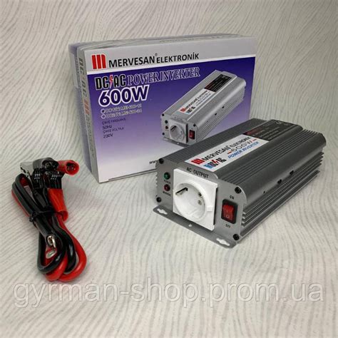 Преобразователь напряжения 12 в 220V-600W MERVESAN Автомобильный ...