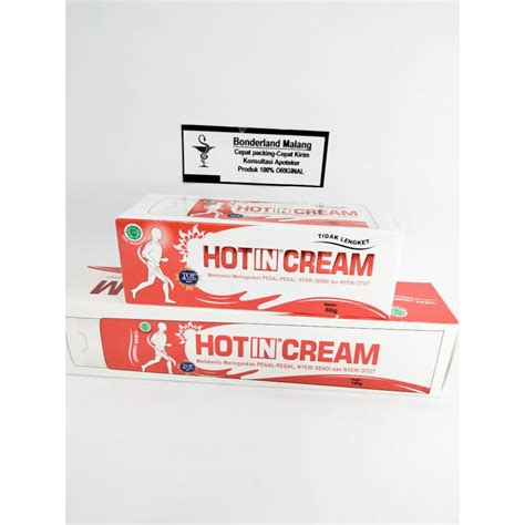 Jual Hot In Cream Tube Gr Gr Shopee Indonesia