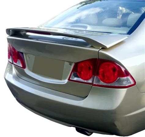 2006 2011 Honda Civic 4 Door Factory Style 2 Post Rear Deck Spoiler