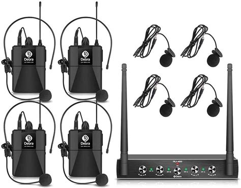 Système de microphone sans fil UHF à 4 canaux Audio Pro avec micro