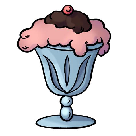 Ice Cream Sundae Drawing 5 Easy Steps The Graphics Fairy