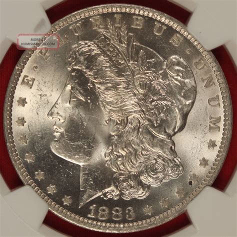 1883 O 1883o Ms 63 Silver Morgan Dollar Graded By Ngc Very Strong Strike