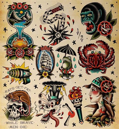 Traditional Flash Tattoo