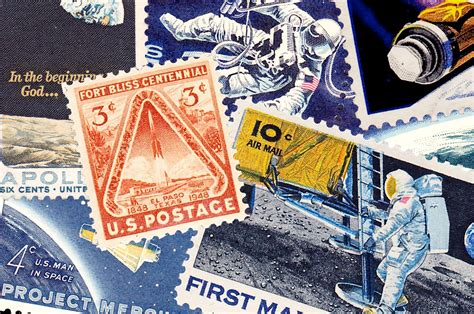 Us Postal Service Honored For 75 Years Of Space Stamps Space