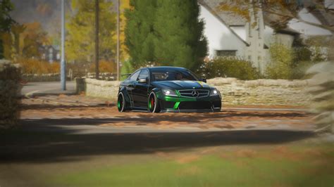 Wallpaper Mercedes AMG C63 AMG Black Series Forza Horizon 4 Car