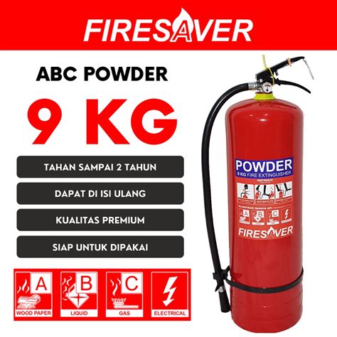 Jual APAR 9kg ABC Dry Powder Alat Pemadam Api Ringan Fire