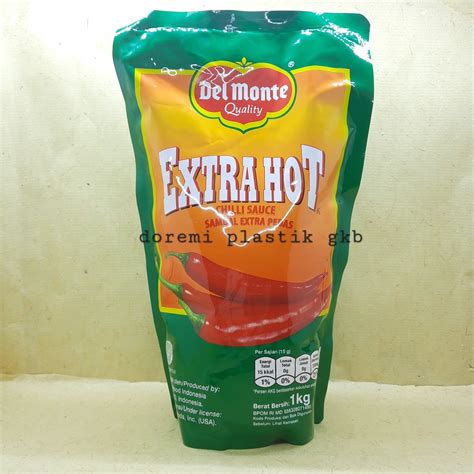 Jual Delmonte Extra Hot Kg Saus Sambal Delmonte Kg Saus Delmonte Kg Shopee Indonesia