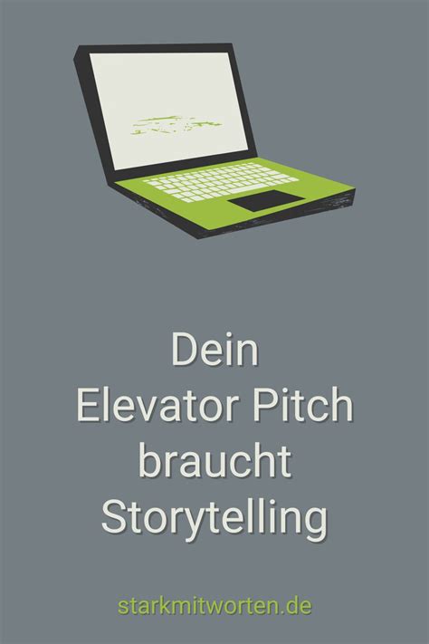 Elevator Pitch Präsentationen im Standard Format sind oft Mach mal