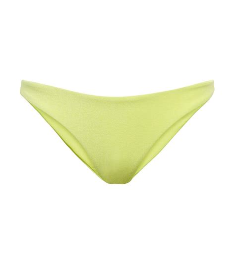 Jade Swim Most Wanted Terry Bikini Bottoms In Citrine Terry Modesens