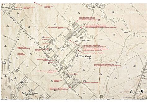 1913 Map Of West Ewell Epsom And Ewell History Explorer