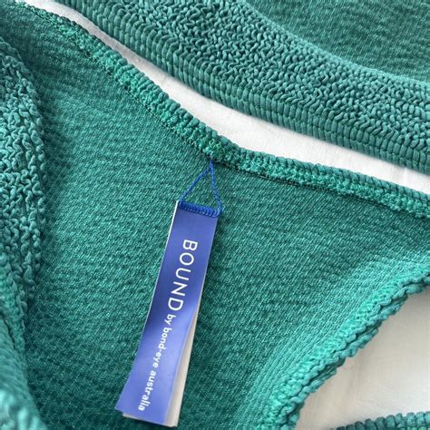 Bound By Bond Eye Bikini Bottle Green One Size Depop