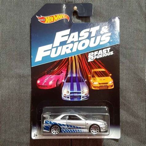 Jual Hot Wheels Nissan Skyline Gt R R Fast Furious Silver Brian Di Seller Andalas Store