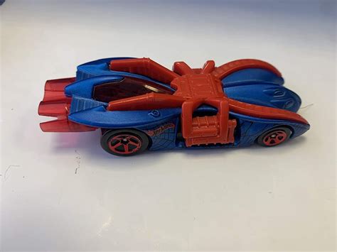 Hotwheels Marvel Ultimate Spiderman Arachnorod Car 1 64 Scale Model By Hot Wheels Amazon Co Uk