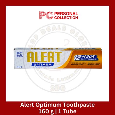Alert Optimum Fluoride Toothpaste 160g By Personal Collection Lazada Ph