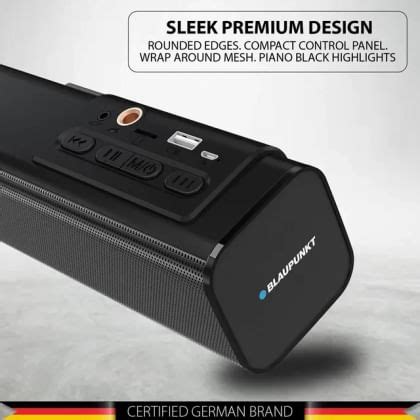 Blaupunkt Sba W Bluetooth Soundbar Price In India Full Specs