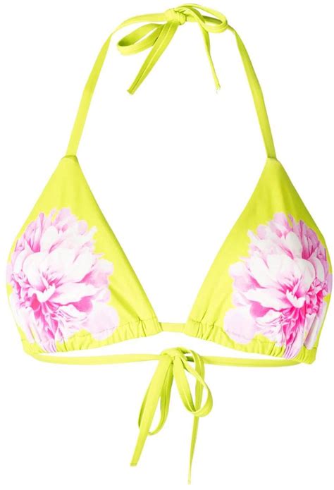 Becca Bikini Top Neon Green Celebstyle Org