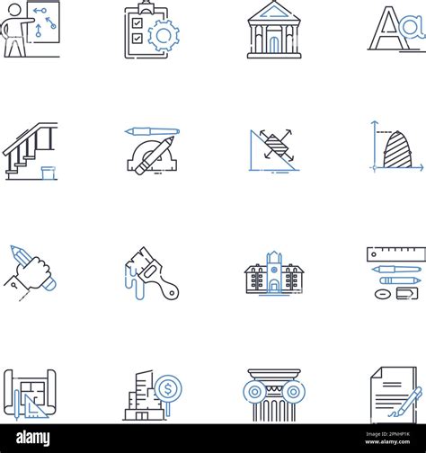 Optimization Line Icons Collection Efficiency Streamlining