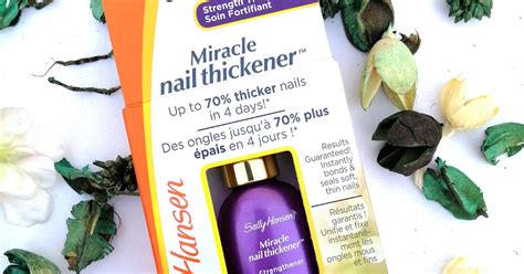 Sally Hansen Miracle Nail Thickener Review