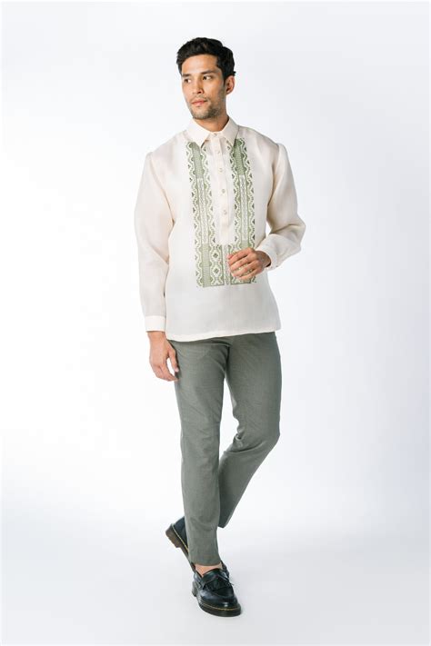 Timothy Mens Barong Tagalog Cocoon Filipino Fashion Barong