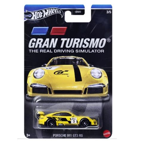 Miniatura Carro Porsche Gt Rs Gran Turismo Hot Wheels