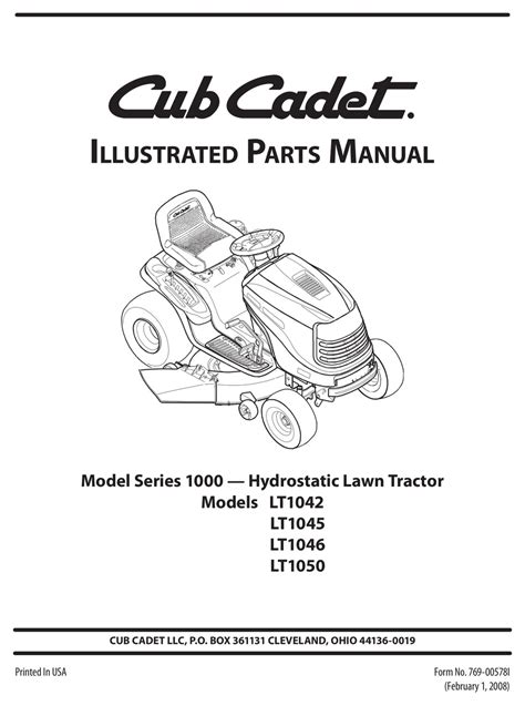 Cub Cadet Wiring Diagram Series 1000 Wiring Diagram