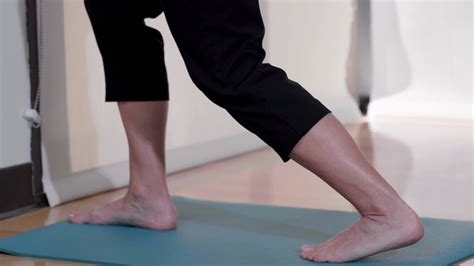 Standing Calf Stretch For Plantar Fasciitis Youtube