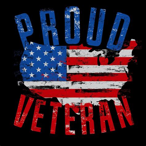 Proud Veteran Us Map 34898665 Vector Art At Vecteezy