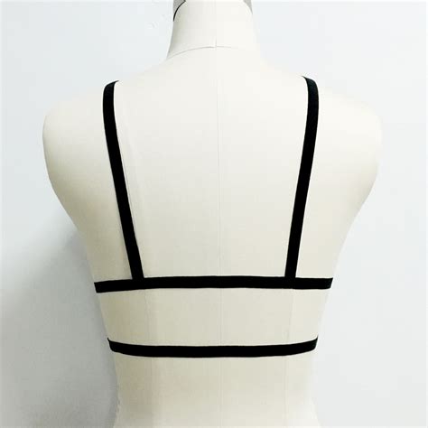 Sexy Goth Lingerie Elastic Alluring Harness Bustier Bandage Cage Bra On Storenvy