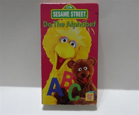 Vintage Sesame Street Do The Alphabet Vhs Grelly Usa My XXX Hot Girl