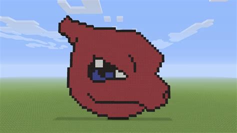 Minecraft Pixel Art Pokemon Charmeleon