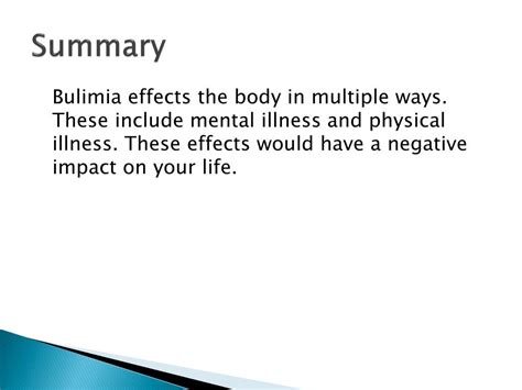Ppt Bulimia Powerpoint Presentation Free Download Id2071659