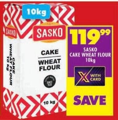 Sasko Cake Wheat Flour Kg Offer At Shoprite