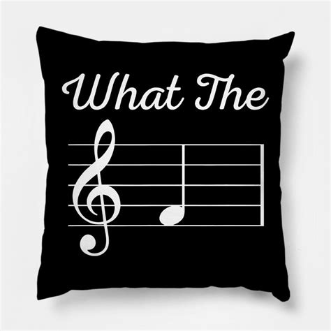 What Is The F Note Key Music Funny Pillow