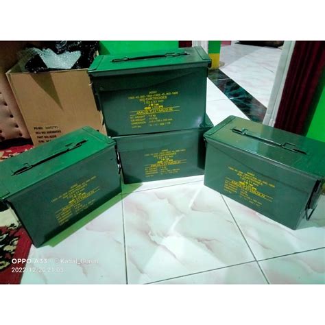 Jual Box Peluru Besi Box Army Besi Shopee Indonesia