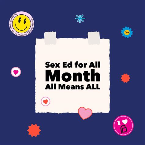 Sex Ed For All Month All Means ALL Planned Parenthood Southwest Ohio Region