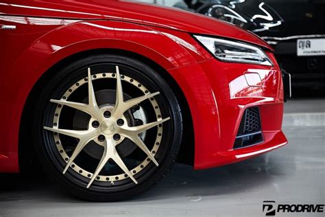 Audi Tt S Red Bc Forged Hcs S Wheel Wheel Front