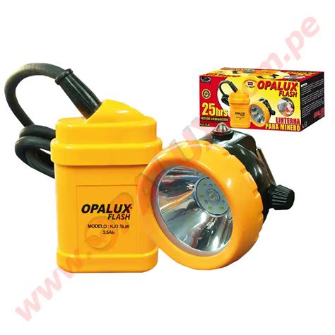 Linterna De Minero Recargable Led W Y Led Opalux Mts Hrs Y