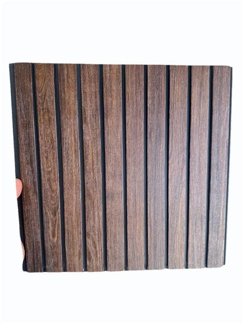 Dark Brown Pvc Fluted Ceiling Panel At Rs Sq Ft Doddabidarakallu