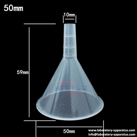 Plastic Funnel 50mm 150mm Laboratory Filter Tool Lab Essential Plasticware Htc1015