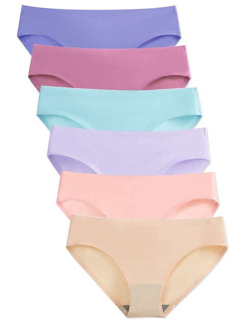 GaaiKei Seamless Bikini Underwear For Women Low Rise Stretch Briefs Panties 6 Pack Size 5