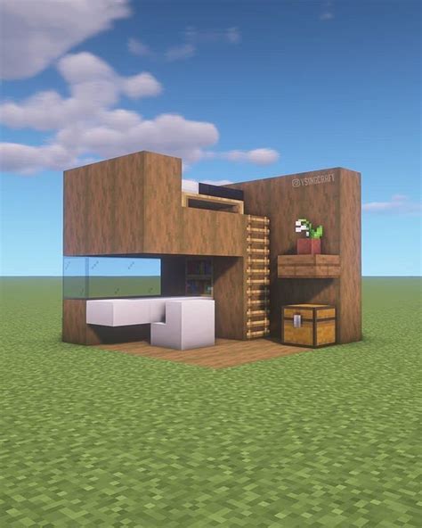 Ysinghd ⛏ Minecraft в Instagram 4x4 Compact Bedroom Design 🌒 Shaders Bsl Shaders V7 ️