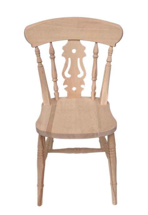 New Solid Beech Fiddle Back Farmhouse Dining Chairs Etsy Uk