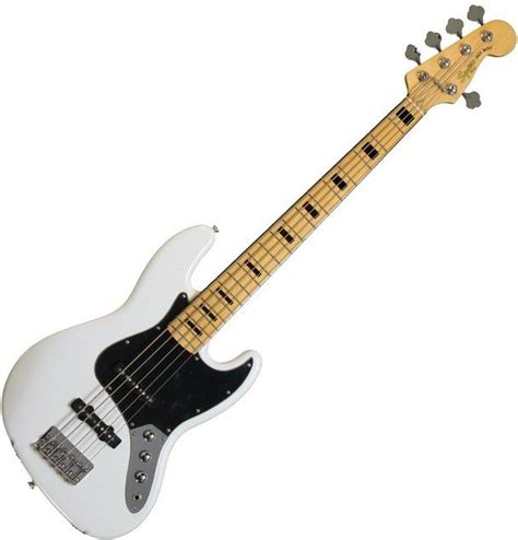 Fender Squier Vintage Modified Jazz Bass V 5 String Olympic White Ceny I Opinie Ceneo Pl